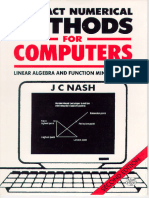 Nash J.C. Compact Numerical Methods for Computers.. Lin. Algebra and Function Minimisation (2ed., IOP, 1990)(288s)_MN_ (1)