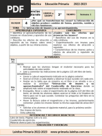 Abril - 3er Grado Ciencias Naturales (2022-2023)