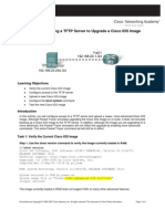 Using A TFTP Server To Upgrade A Cisco IOS Image