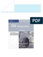 All chapter download Guide to UNIX Using Linux 4th Edition Palmer Solutions Manual