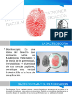 CLASIFICACIÓN DACTILAR