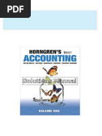 Complete Download of Horngrens Accounting Volume 1 Canadian 10th Edition Nobles Solutions Manual Full Chapters in PDF DOCX