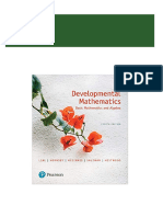 Complete Download (eBook PDF) Developmental Mathematics: Basic Mathematics and Algebra 4th Edition PDF All Chapters