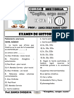 Examen de Historia Pnp 2023