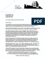 Finance Board Letter 120131