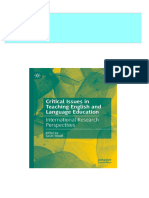 Critical Issues in Teaching English and Language Education: International Research Perspectives 1st Edition Salah Troudi 2024 Scribd Download