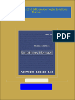 PDF Microeconomics 2nd Edition Acemoglu Solutions Manual download