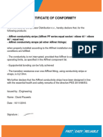 AIRnet Aluminum Conductivity Certificate