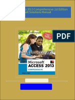 Immediate download Microsoft Access 2013 Comprehensive 1st Edition Pratt Solutions Manual all chapters