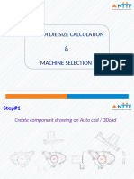 4.Rough Die Size Calculations & Machine Selection