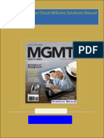 Immediate download MGMT 7 7th Edition Chuck Williams Solutions Manual all chapters