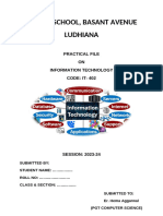 X IT Practicals File 2024