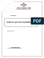 Exposé 05 - Audit de Cycle d’Investissement d’Exploitation « Immobilisations »