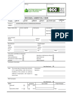 PD.sf004.R1 Material Submital Form