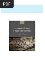 Instant Access to Foundational Texts in Modern Criminal Law 1st Edition Markus D. Dubber (Ed.) ebook Full Chapters