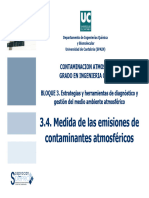 TEMA 3.4 Medida de emisiones de contaminantes atmosféricos