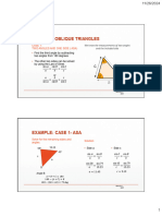 PLANE TRIGONOMETRY PART 2 (OBLIQUE TRIANGLES)