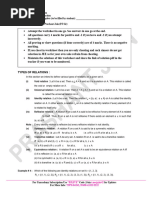 Worksheet-2 Relation and Function-Types of Relations