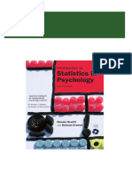 Introduction to Statistics in Psychology 4th edition all chapter instant download