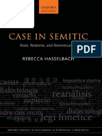 (Oxford Studies in Diachronic and Historical Linguistics) Rebecca Hasselbach - Case in Semitic_ Roles, Relations, and Reconstruction-Oxford University Press (2013)