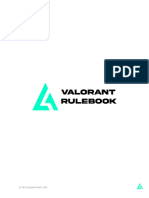 La E-Gamers Valorant RuleBook