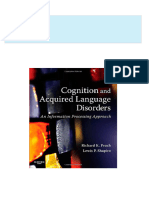 Download full Cognition and Acquired Language Disorders An Information Processing Approach 1st Edition Edition Richard K. Peach ebook all chapters