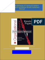 Organizational Behavior A Practical Problem Solving Approach 1st Edition Kinicki Solutions Manual all chapter instant download