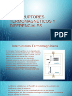 Interruptores Automáticos Termomagnéticos y Diferenciales