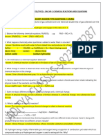 WORKSHEET ON  CHP-0-1CHEMICAL REACTIONS AND EQUATIONS (2)