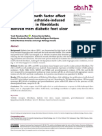 Epidermal growth factor e ect on lipopolysaccharide induced in ammation in broblasts derived from diabetic foot ulcer