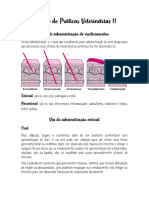 Vias de Adm de Medicamentos e Formas Farmacêuticas