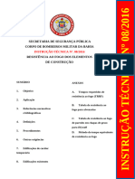 It08cbmba Resistencia Ao Fogo Dos Elementos de Construcao