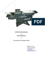 Operations Manual: The Universal™ Envelope Feeder