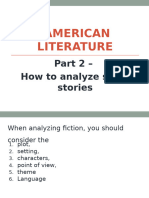 How to analyse short stories (1)