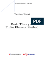 Yongliang WANG - Basic Theory of Finite Element Method-EDP Sciences (2023)