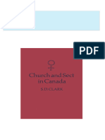 Church and Sect in Canada Third Edition S.D. Clark 2024 scribd download