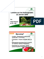 Lumière sur les biopesticides 2009