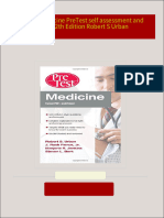 Instant download PreTest medicine PreTest self assessment and review 12th Edition Robert S Urban pdf all chapter