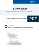 CCSK v5 Curriculum