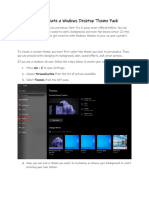 How to create a Windows Desktop Theme Pack