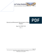 Electrical and Photometric Measurements of Solid State Lighting Products Spec No: ICM37-012