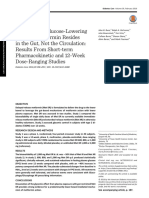 The Primary Glucose-Lowering Effect of Metformin Resides in the Gut, Not the Circulation- Results From Short-term Pharmacokinetic and 12-Week Dose-Ranging Studies