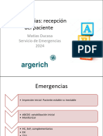 emergento recepción y ABC