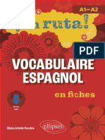 ¡en Ruta! Vocabulaire Espagnol en Fiches A1 A2 @Espanolgram