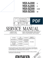 Equipo Aiwa NSX Aj300+Nsx Aj305+Nsx Sz300+Nsx Sz305