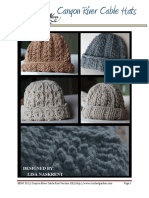 Crochet Garden - Canyon River Cable Hats (c)