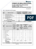 CBSE Class 12 Typography & Computer Application Sample Question Paper 2025