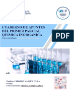 PORTAFOLIO DE QUIMICA INORGANICA 1 PARCIAL TOALA GUALE CHRISTIAN