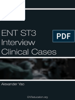 ST3 ENT Interview Clinical Cases 1.21 Sgxkue