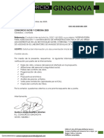 Comunicado 001 - Solicitud de información y documentación inicial contrato obra sede Córdoba